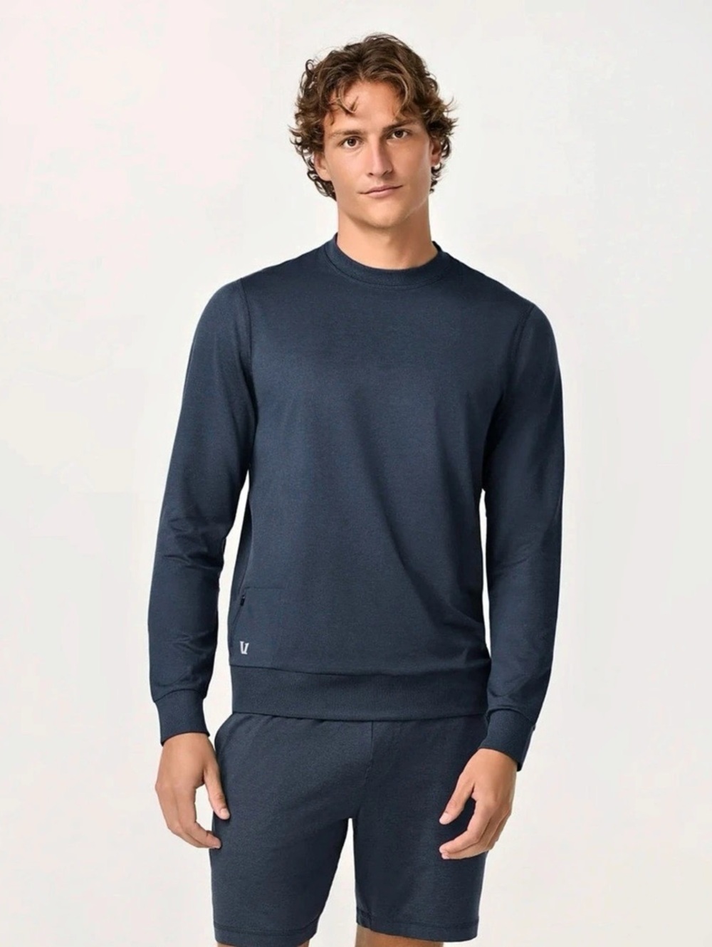 Ponto Performance Crew- Azure Heather
